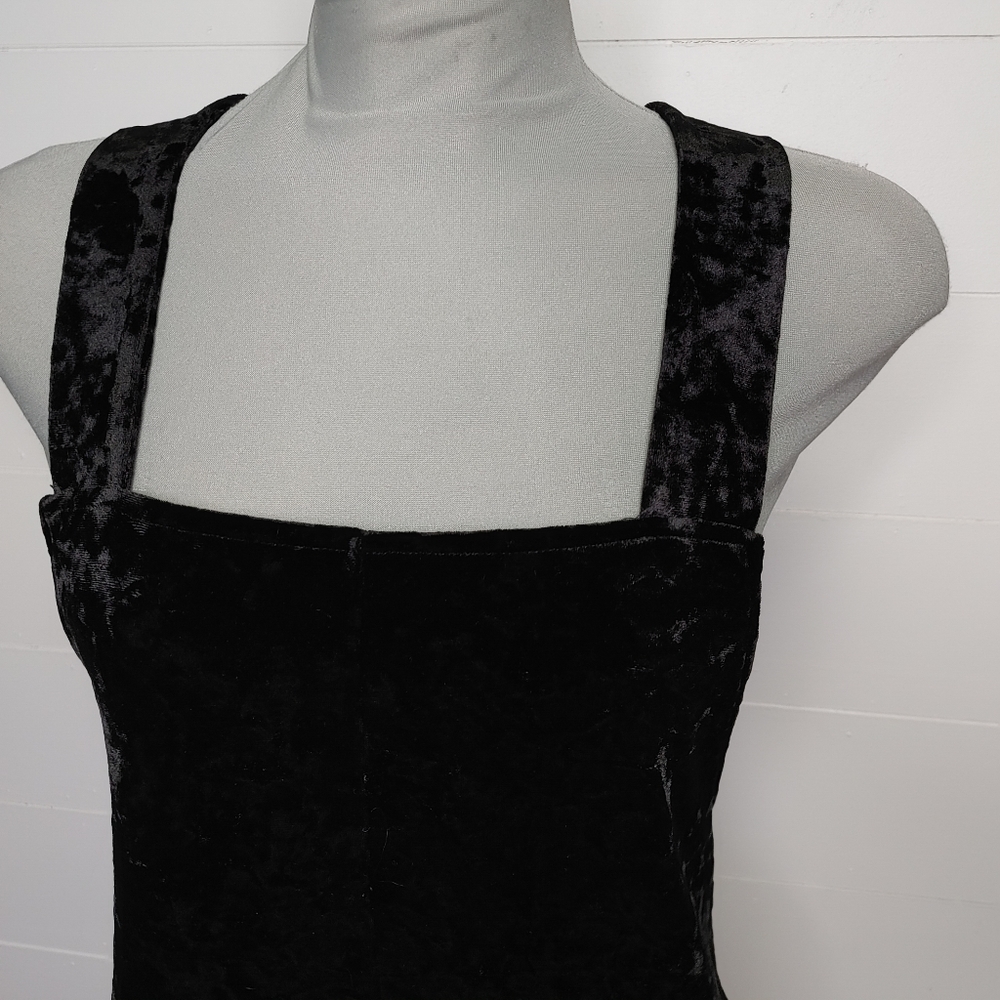 Smash + Tess black velvet romperalls size XS - Picture 5 of 15